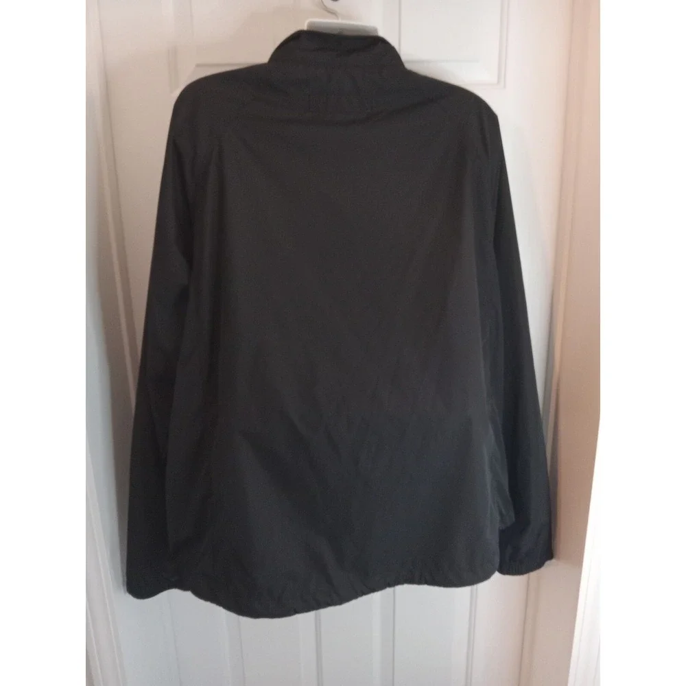 Duluth Trading‎ Co Black Men Windbreaker Jacket Size 3XL Zippers Light